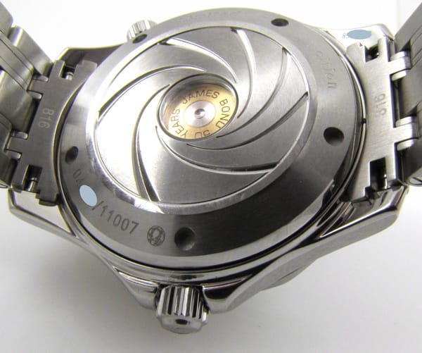 Caseback of Seamaster Professional James Bond 50th Anniversary Limited Edition