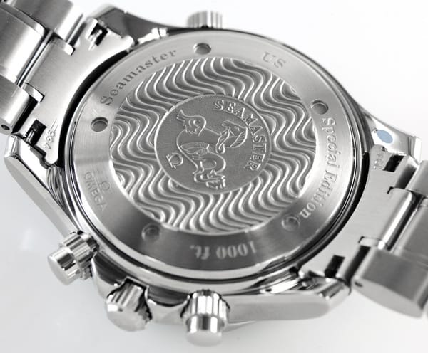 Caseback of Seamaster Professional Chronograph 'US Special Edition'