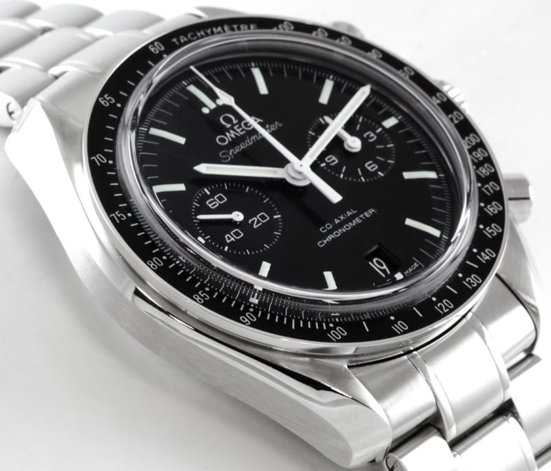 9' Side Shot of Speedmaster Moonwatch Co-Axial Chronograph