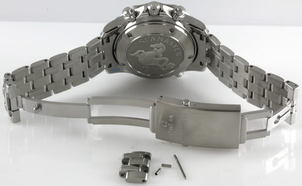 Open Clasp Shot of Seamaster Professional Chronograph
