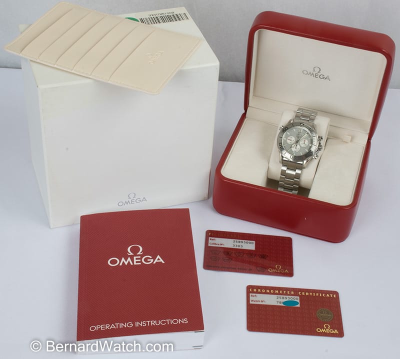 Box / Paper shot of Seamaster Professional Chronograph 'US Special Edition'