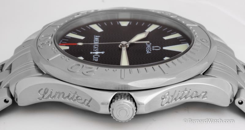 Crown Side Shot of Seamaster Professional 'America's Cup'