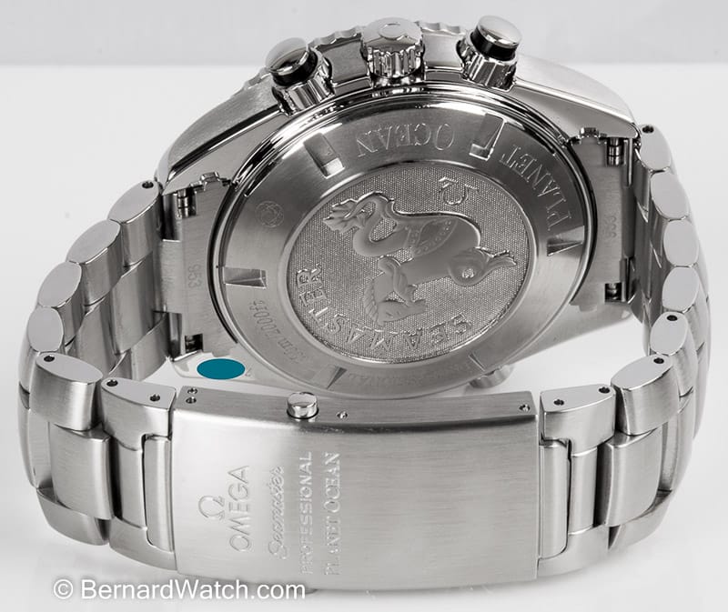 Rear / Band View of Seamaster Planet Ocean Chronograph