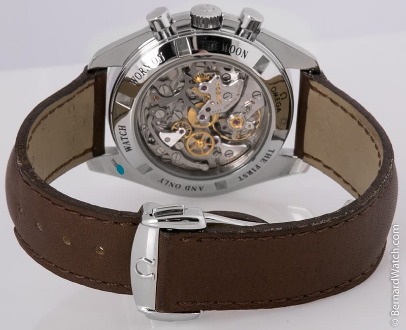Rear / Band View of Speedmaster Pro Moonwatch 'Brown'