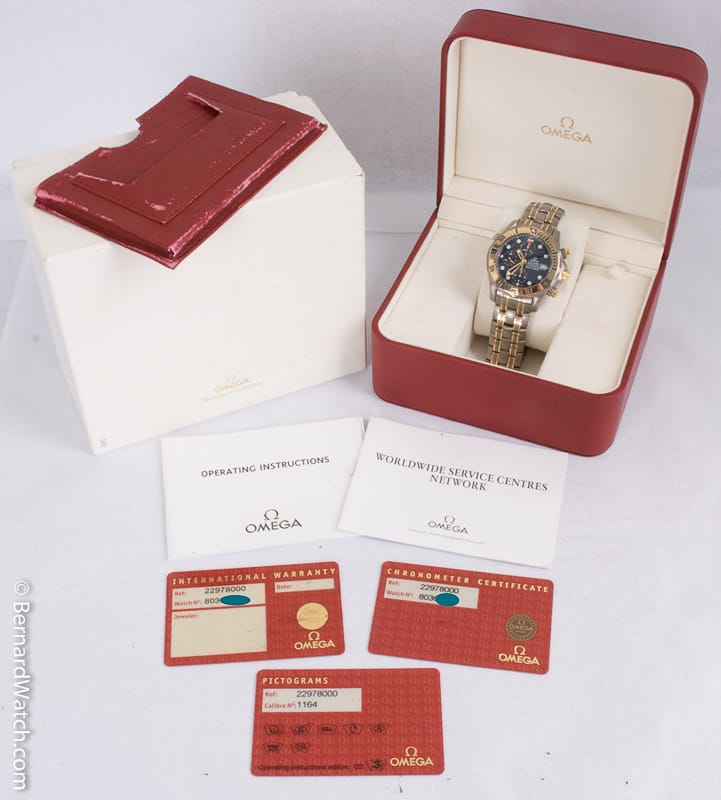 Box / Paper shot of Seamaster Professional Chronograph