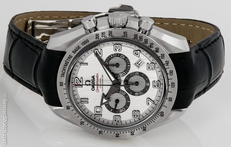 Front View of Speedmaster Broad Arrow Co-Axial Chronograph 44.25