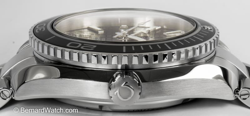 Crown Side Shot of Seamaster Planet Ocean 'Skyfall' Limited Edition
