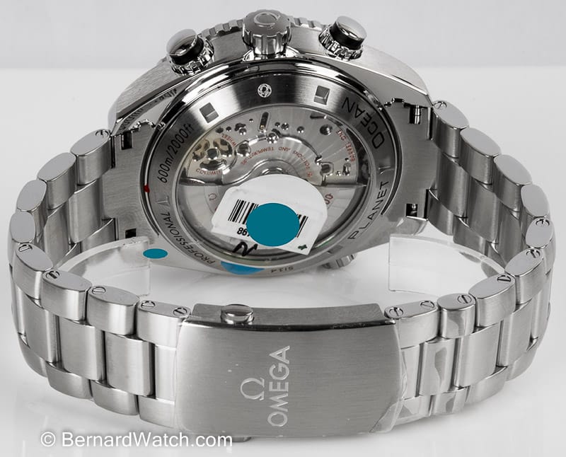 Rear / Band View of Seamaster Planet Ocean Chronograph