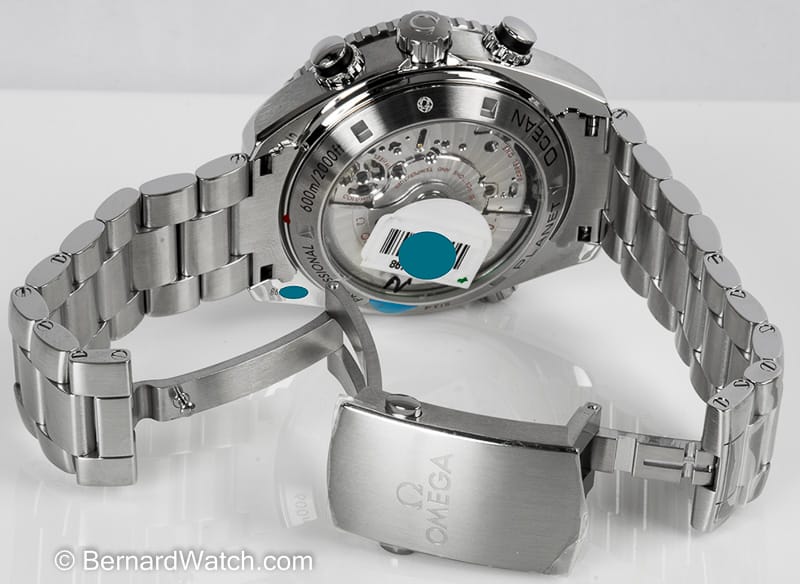 Open Clasp Shot of Seamaster Planet Ocean Chronograph