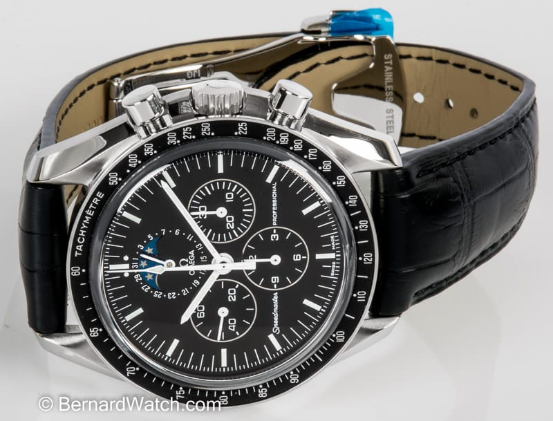 Front View of Speedmaster Moon Phase