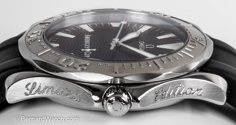 Crown Side Shot of Seamaster Professional 'America's Cup'