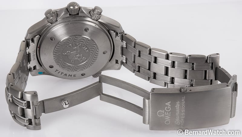 Open Clasp Shot of Seamaster Professional Chronograph