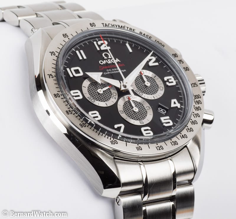 9' Side Shot of Speedmaster Broad Arrow Co-Axial Chronograph 44.25 mm