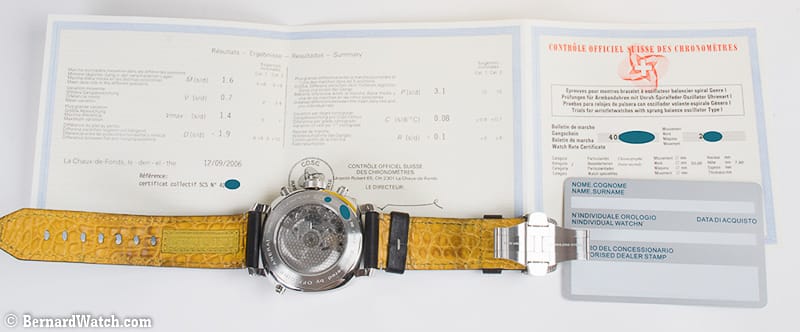 Paper shot of Ferrari Scuderia Rattrapante Chronograph
