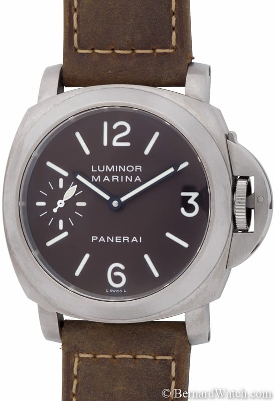 Panerai Luminor Marina PAM 118 SOLD OUT chocolate tobacco