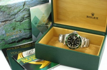 Box / Paper shot of Submariner Date 'Anniversary'