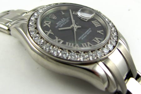 9' Side Shot of Ladies Masterpiece Datejust