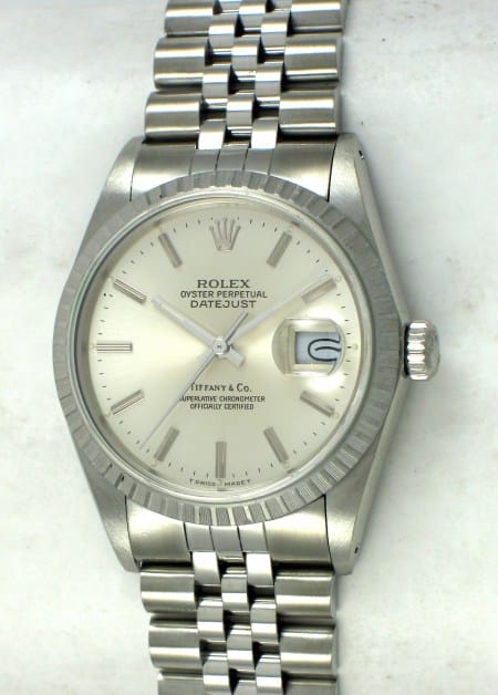 Rolex datejust on sale tiffany and co