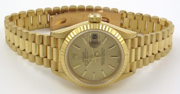 Front View of Ladies Datejust President