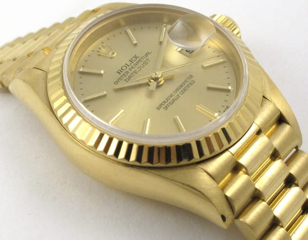 9' Side Shot of Ladies Datejust President