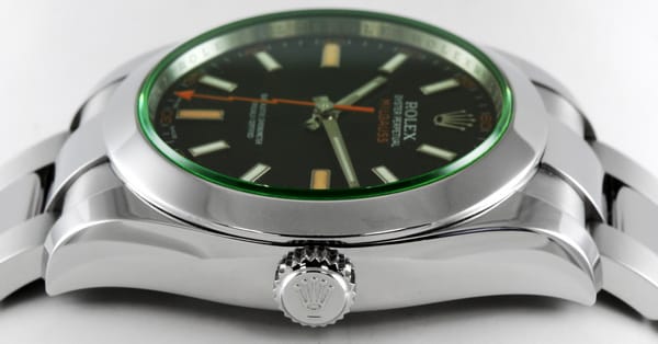 Crown Side Shot of Milgauss