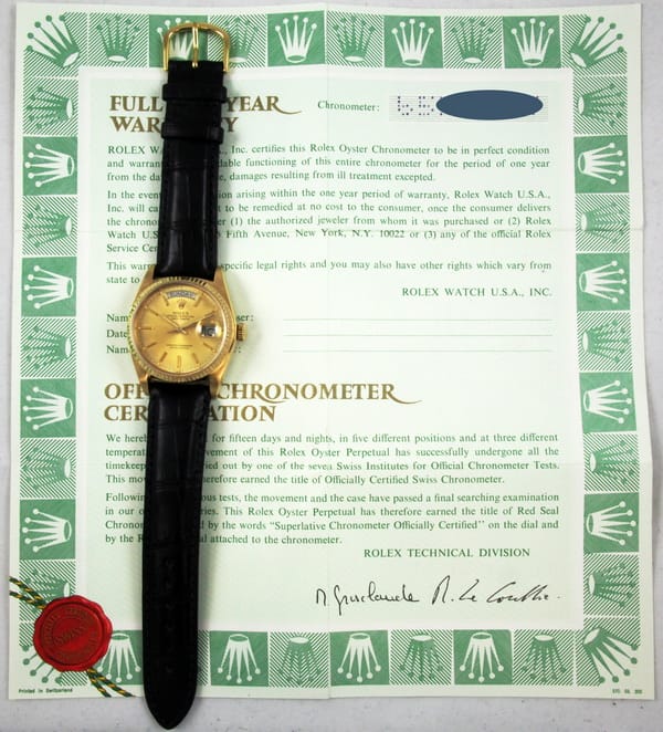 Paper shot of Day-Date President