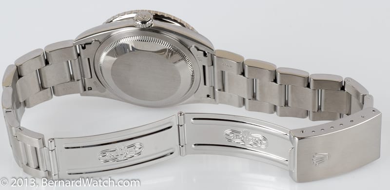 Open Clasp Shot of Datejust Turn-O-Graph 'Thunderbird'