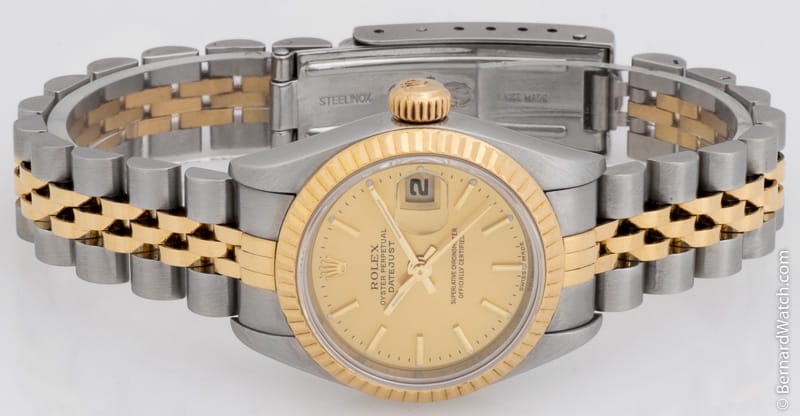 Front View of Ladies Datejust