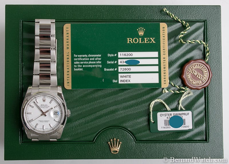 Paper shot of Datejust