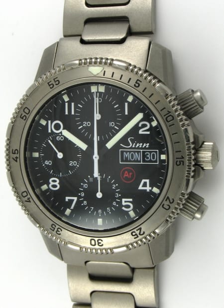 Sinn - 203 AR Chronograph : 203.3334 : SOLD OUT : black dial on