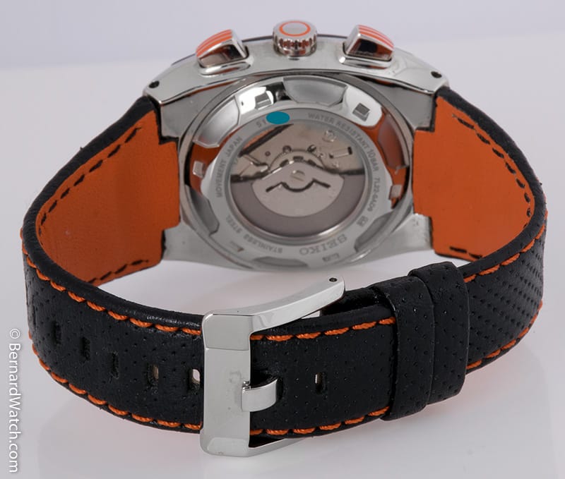 Rear / Band View of Sportura Kinetic Chronograph