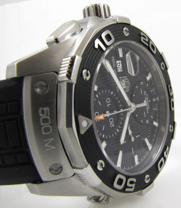 Dial Shot of Aquaracer 500m Chronograph