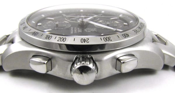 Crown Side Shot of Link Chronograph