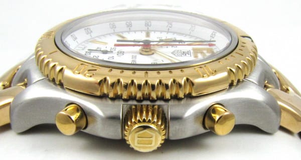 Crown Side Shot of Link Chronograph