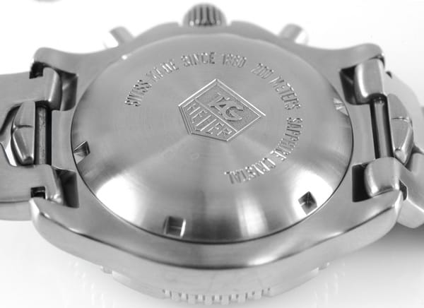 Caseback of Link Chronograph