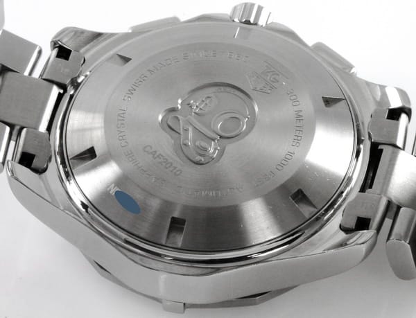 Caseback of Aquaracer Chronograph Day-Date