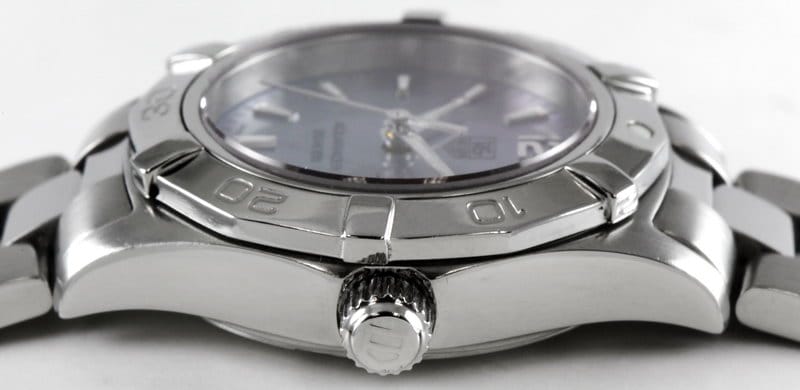 Crown Side Shot of Ladies Aquaracer