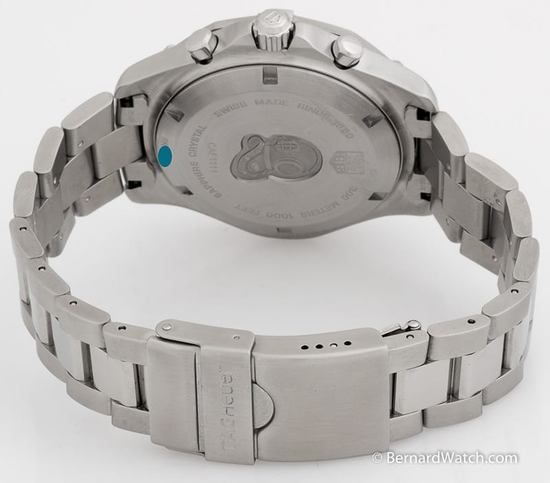 Rear / Band View of Aquaracer Chronograph