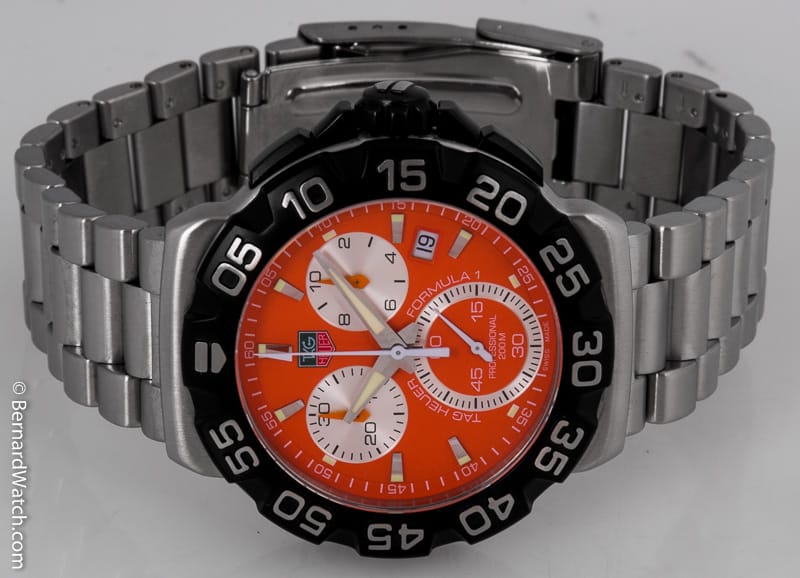 Front View of Formula 1 Chronograph
