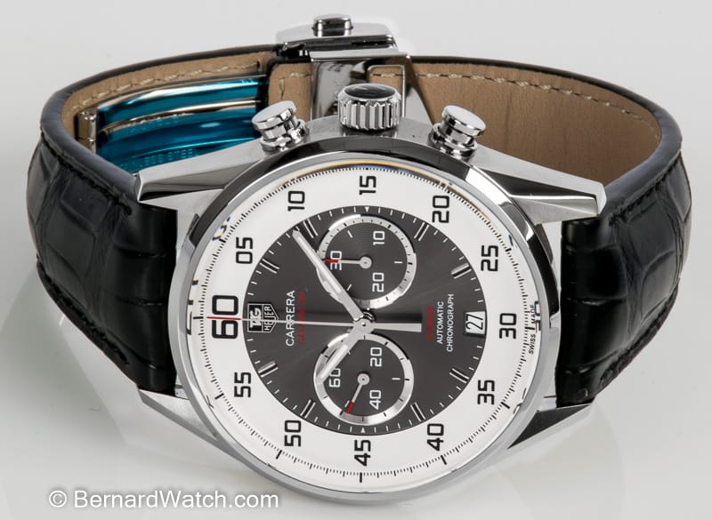 Front View of Carrera Flyback Chronograph Calibre 36