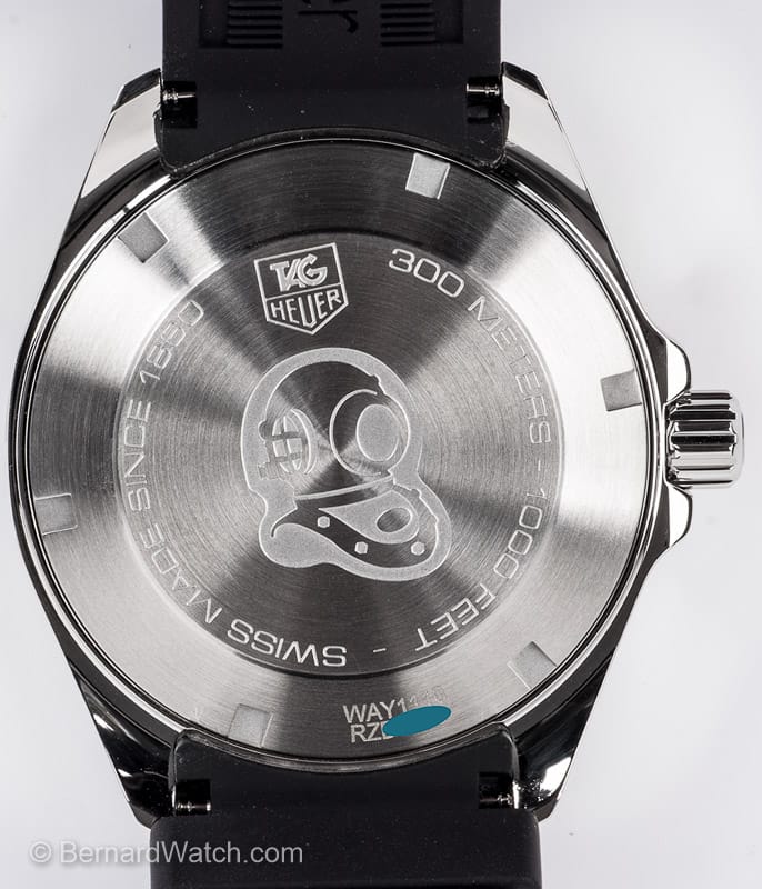 Caseback of Aquaracer