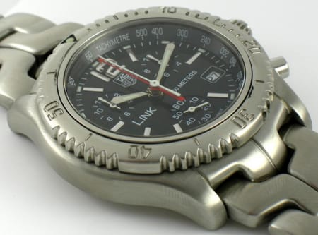 9' Side Shot of Link Chronograph