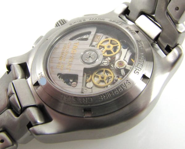 Caseback of Link Chronograph Calibre 36