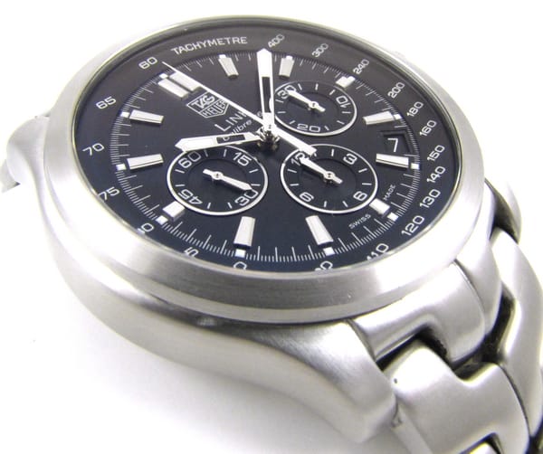 9' Side Shot of Link Chronograph Calibre 36