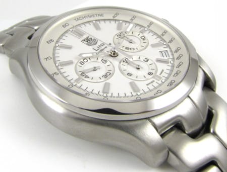 9' Side Shot of Link Calibre 36 Chronograph