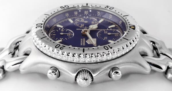 Crown Side Shot of SEL Chronograph