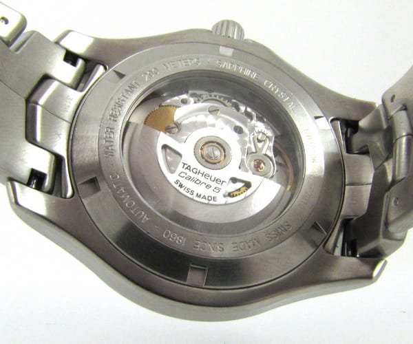 Caseback of Link Calibre 5 Day-Date