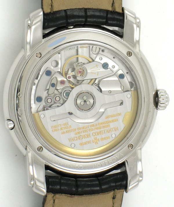 Caseback of Patrimony 31-Day Retrograding Calendar