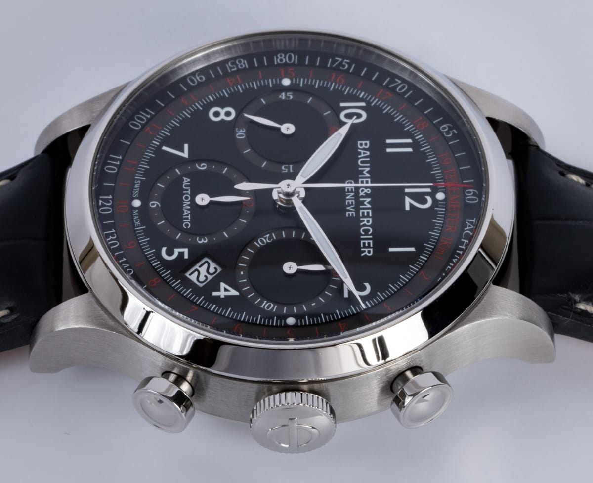 Crown Side Shot of Capeland Chronograph