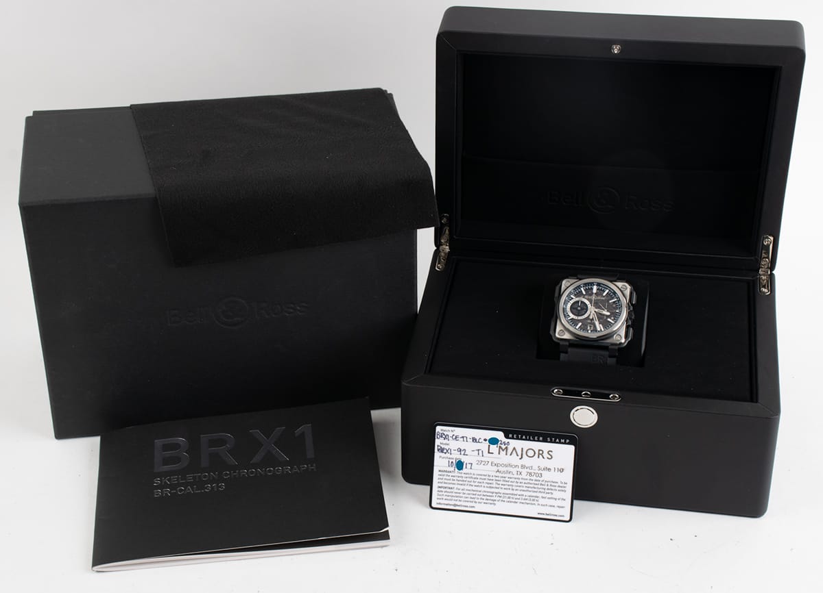 Box / Paper shot of BR-X1 Black Titanium